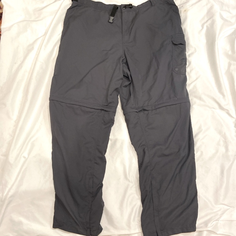 Alpine Design hiking gray convertible pants with detachable 33” legs